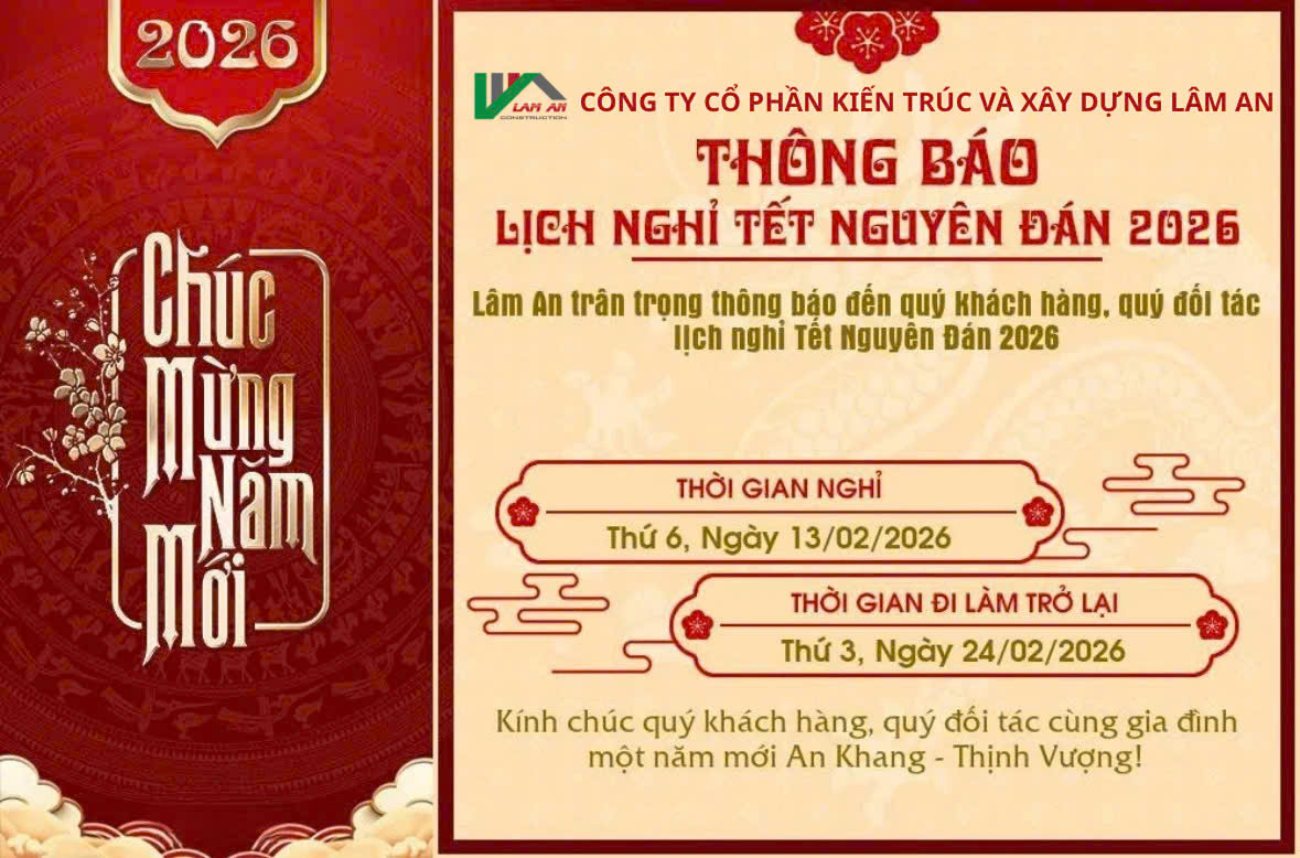 THÔNG BÁO LỊCH NGHỈ TẾT NGUYÊN ĐÁN BÍNH NGỌ 2026